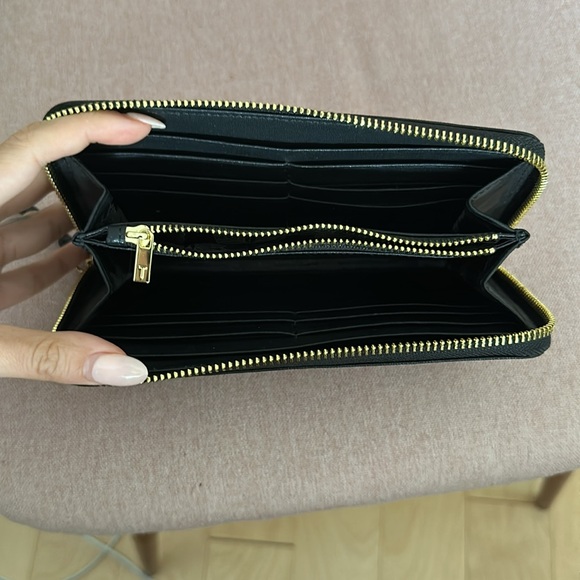 Ted Baker Fayrie black and gold wallet - Picture 3 of 4